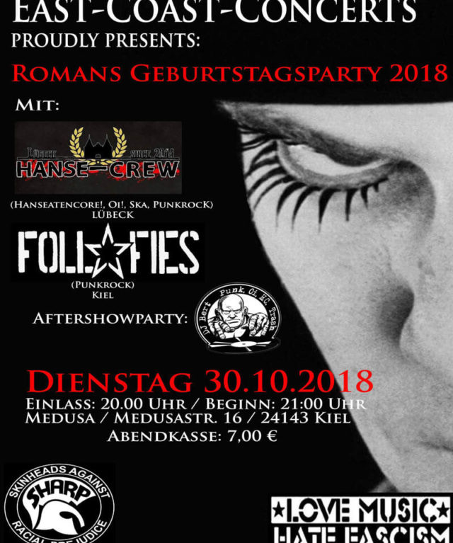 FOLL FIES Punk Rock Medusa 30 10 2018