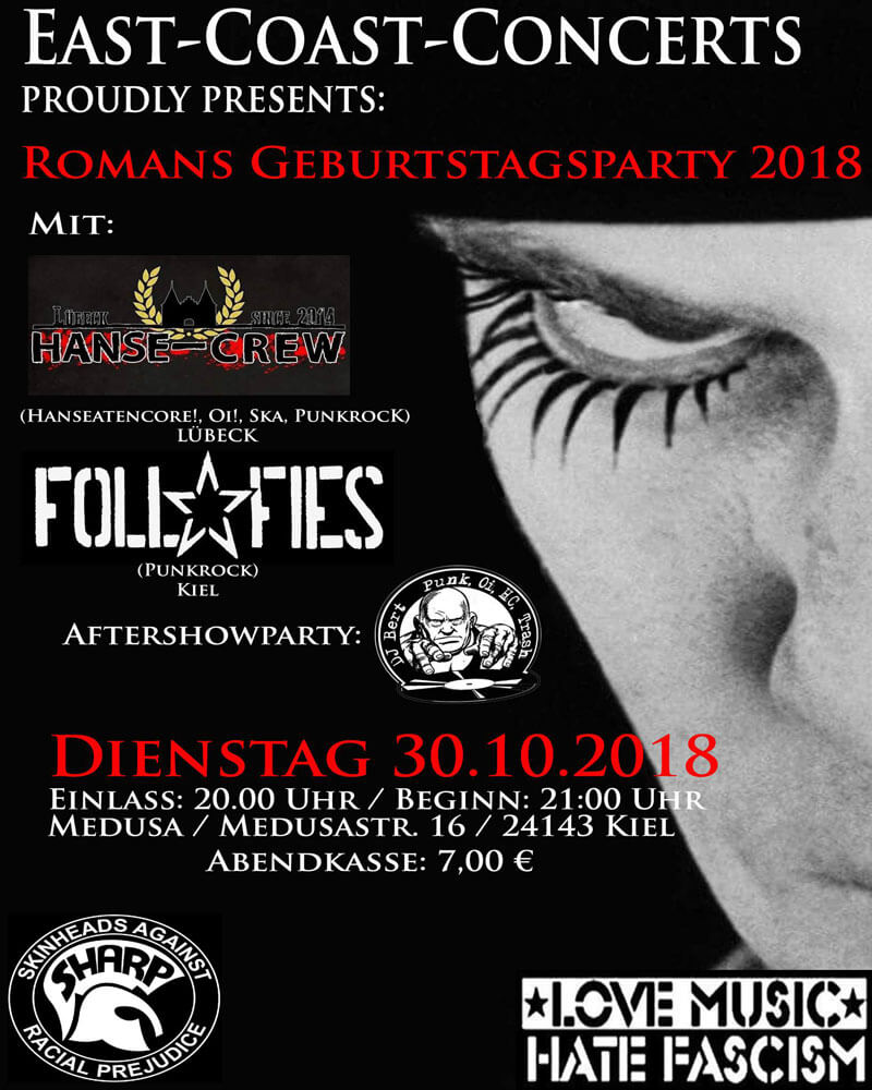 FOLL FIES Punk Rock Medusa 30 10 2018